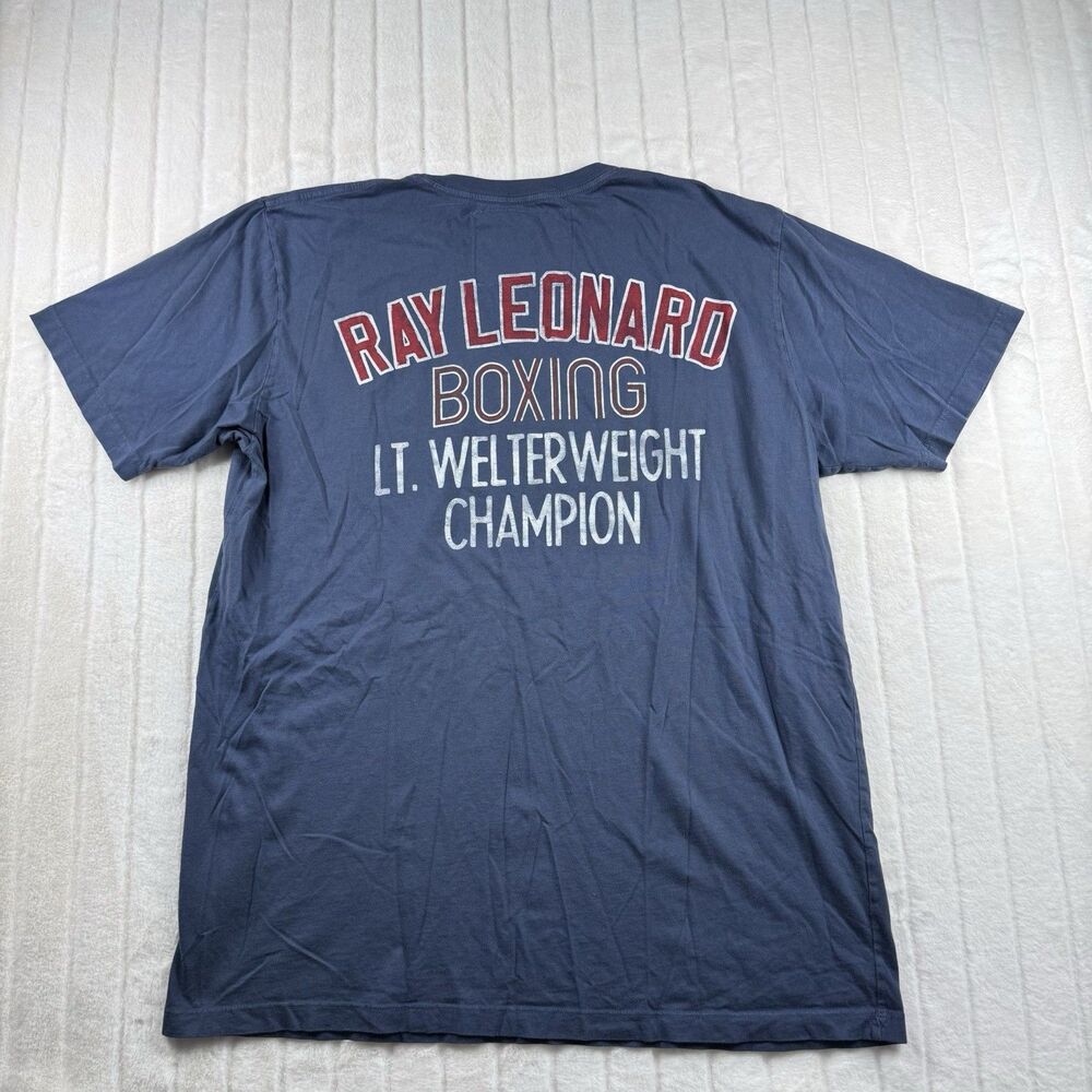 Roots of Fight T-Shirt Ray Leonard Boxing LT. Welterweight Champion Men's 2XL